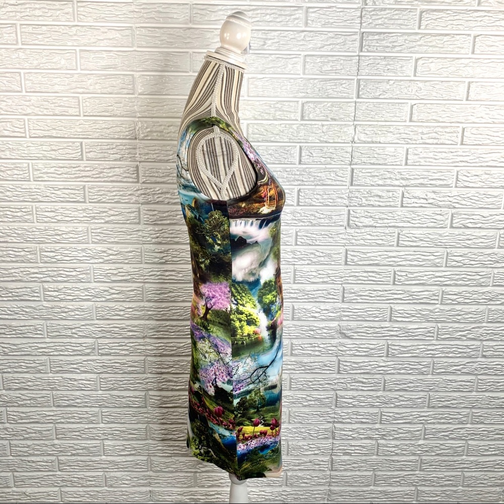 Cocoom Asian Landscape Bodycon Neoprene Dress - Picture 4 of 8